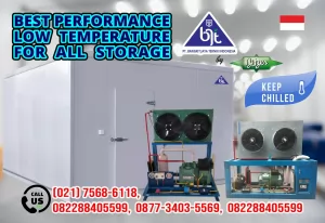 PT. BJT melayani jasa pembuatan cold storage dan perawatan mesin cold room di indonesia