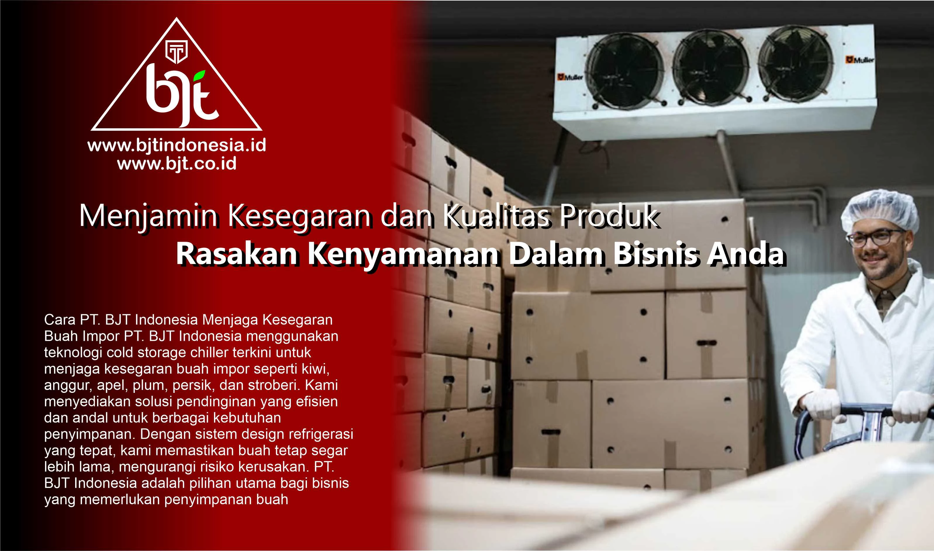 cold storage refrigeration system BJT INDONESIA